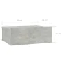 Schwebender Nachttisch aus Sperrholz in Betongrau, 40 x 30 x 15 cm von vidaXL, Nachttische - Ref: Foro24-800314, Preis: 25,49...