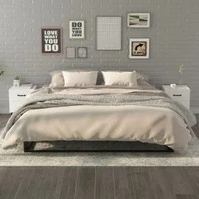 Mesitas de noche 2 unidades blancas 40x35x47,5 cm de vidaXL, Mesitas de noche - Ref: Foro24-811989, Precio: 82,44 €, Descuent...