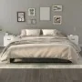 Mesitas de noche 2 unidades blancas 40x35x47,5 cm de vidaXL, Mesitas de noche - Ref: Foro24-811989, Precio: 82,44 €, Descuent...