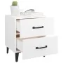 Mesitas de noche 2 unidades blancas 40x35x47,5 cm de vidaXL, Mesitas de noche - Ref: Foro24-811989, Precio: 82,44 €, Descuent...