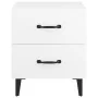 Mesitas de noche 2 unidades blancas 40x35x47,5 cm de vidaXL, Mesitas de noche - Ref: Foro24-811989, Precio: 82,44 €, Descuent...