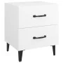 Mesitas de noche 2 unidades blancas 40x35x47,5 cm de vidaXL, Mesitas de noche - Ref: Foro24-811989, Precio: 82,44 €, Descuent...