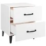 Mesitas de noche 2 unidades blancas 40x35x47,5 cm de vidaXL, Mesitas de noche - Ref: Foro24-811989, Precio: 82,44 €, Descuent...