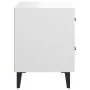 Mesitas de noche 2 unidades blancas 40x35x47,5 cm de vidaXL, Mesitas de noche - Ref: Foro24-811989, Precio: 82,44 €, Descuent...