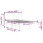 Estructura de cama con cabecero marrón roble 120x190 cm de , Camas y somieres - Ref: Foro24-3207517, Precio: 164,74 €, Descue...