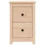 Mesitas de noche 2 uds madera maciza de pino 40x35x61,5 cm de vidaXL, Mesitas de noche - Ref: Foro24-820947, Precio: 91,48 €,...