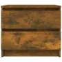 Mesita de noche 2 uds contrachapado roble ahumado 50x39x43,5 cm de vidaXL, Mesitas de noche - Ref: Foro24-815823, Precio: 64,...