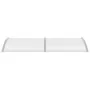 Marquesina para puerta PC gris 240x100 cm de vidaXL, Toldos - Ref: Foro24-45631, Precio: 86,20 €, Descuento: %