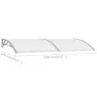 Marquesina para puerta PC gris 240x100 cm de vidaXL, Toldos - Ref: Foro24-45631, Precio: 86,20 €, Descuento: %