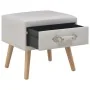 Mesita de noche blanco 40x35x40 cm cuero sintético de vidaXL, Mesitas de noche - Ref: Foro24-247536, Precio: 53,08 €, Descuen...