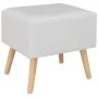 Mesita de noche blanco 40x35x40 cm cuero sintético de vidaXL, Mesitas de noche - Ref: Foro24-247536, Precio: 53,08 €, Descuen...