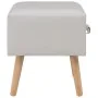 Mesita de noche blanco 40x35x40 cm cuero sintético de vidaXL, Mesitas de noche - Ref: Foro24-247536, Precio: 53,08 €, Descuen...