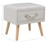 Mesita de noche blanco 40x35x40 cm cuero sintético de vidaXL, Mesitas de noche - Ref: Foro24-247536, Precio: 53,08 €, Descuen...