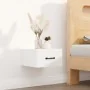 Mesitas de noche de pared 2 uds blanco brillante 35x35x20 cm de vidaXL, Mesitas de noche - Ref: Foro24-812865, Precio: 36,72 ...