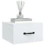 Mesitas de noche de pared 2 uds blanco brillante 35x35x20 cm de vidaXL, Mesitas de noche - Ref: Foro24-812865, Precio: 36,72 ...