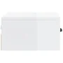 Mesitas de noche de pared 2 uds blanco brillante 35x35x20 cm de vidaXL, Mesitas de noche - Ref: Foro24-812865, Precio: 36,72 ...