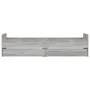 Estructura de cama con cajones gris Sonoma 90x190 cm de , Camas y somieres - Ref: Foro24-3207383, Precio: 159,21 €, Descuento: %
