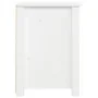 Mesitas de noche 2 uds madera maciza de pino blanco 40x35x49 cm de vidaXL, Mesitas de noche - Ref: Foro24-813712, Precio: 86,...