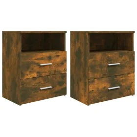Nightstands 2 pcs smoked oak color 50x32x60 cm by vidaXL, Nightstands - Ref: Foro24-815859, Price: 62,27 €, Discount: %