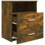 Mesitas de noche 2 uds color roble ahumado 50x32x60 cm de vidaXL, Mesitas de noche - Ref: Foro24-815859, Precio: 62,27 €, Des...
