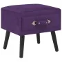 Mesita de noche morado oscuro 40x35x40 cm terciopelo de vidaXL, Mesitas de noche - Ref: Foro24-247541, Precio: 65,22 €, Descu...