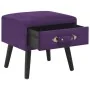 Mesita de noche morado oscuro 40x35x40 cm terciopelo de vidaXL, Mesitas de noche - Ref: Foro24-247541, Precio: 65,22 €, Descu...