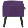 Mesita de noche morado oscuro 40x35x40 cm terciopelo de vidaXL, Mesitas de noche - Ref: Foro24-247541, Precio: 65,22 €, Descu...