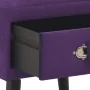 Mesita de noche morado oscuro 40x35x40 cm terciopelo de vidaXL, Mesitas de noche - Ref: Foro24-247541, Precio: 65,22 €, Descu...