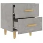 Concrete gray bedside table 40x35x47.5 cm by vidaXL, Nightstands - Ref: Foro24-811978, Price: 47,87 €, Discount: %