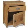 Mesita de noche de madera de teca maciza 40x30x50 cm de vidaXL, Mesitas de noche - Ref: Foro24-244484, Precio: 143,70 €, Desc...