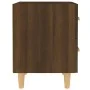 Mesitas de noche 2 unidades roble marrón 40x35x47,5 cm de vidaXL, Mesitas de noche - Ref: Foro24-817290, Precio: 79,52 €, Des...