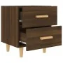 Mesitas de noche 2 unidades roble marrón 40x35x47,5 cm de vidaXL, Mesitas de noche - Ref: Foro24-817290, Precio: 79,52 €, Des...