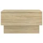 Mesita de noche de pared 2 uds color roble Sonoma de vidaXL, Mesitas de noche - Ref: Foro24-810942, Precio: 52,16 €, Descuent...