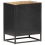 Mango wood bedside table with rough natural cane, 40x30x50cm. by vidaXL, Nightstands - Ref: Foro24-323140, Price: 120,47 €, D...