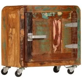 Mesita de noche madera reciclada maciza 50x30x50 cm de vidaXL, Mesitas de noche - Ref: Foro24-247514, Precio: 139,17 €, Descu...