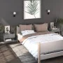 Mesita de noche de pared color gris hormigón de vidaXL, Mesitas de noche - Ref: Foro24-810961, Precio: 35,83 €, Descuento: %