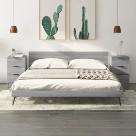 Nightstands 2 units Sonoma gray color 40x36x65 cm by vidaXL, Nightstands - Ref: Foro24-817054, Price: 86,36 €, Discount: %