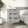 Mesitas de noche 2 unidades color gris Sonoma 40x36x65 cm de vidaXL, Mesitas de noche - Ref: Foro24-817054, Precio: 86,36 €, ...
