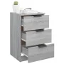 Mesitas de noche 2 unidades color gris Sonoma 40x36x65 cm de vidaXL, Mesitas de noche - Ref: Foro24-817054, Precio: 86,36 €, ...