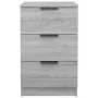 Mesitas de noche 2 unidades color gris Sonoma 40x36x65 cm de vidaXL, Mesitas de noche - Ref: Foro24-817054, Precio: 86,36 €, ...