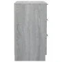 Mesitas de noche 2 unidades color gris Sonoma 40x36x65 cm de vidaXL, Mesitas de noche - Ref: Foro24-817054, Precio: 86,36 €, ...