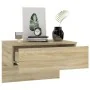 Mesita de noche de pared roble Sonoma de vidaXL, Mesitas de noche - Ref: Foro24-810941, Precio: 38,12 €, Descuento: %