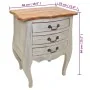 Nachttisch aus recyceltem Massivholz von vidaXL, Nachttische - Ref: Foro24-244504, Preis: 186,30 €, Rabatt: %