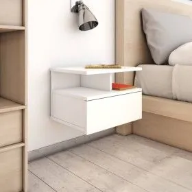 Floating bedside table 2 pcs plywood 40x31x27cm by vidaXL, Nightstands - Ref: Foro24-800406, Price: 56,31 €, Discount: %