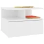 Mesita de noche flotantes 2 uds madera contrachapada 40x31x27cm de vidaXL, Mesitas de noche - Ref: Foro24-800406, Precio: 56,...