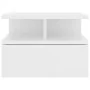 Mesita de noche flotantes 2 uds madera contrachapada 40x31x27cm de vidaXL, Mesitas de noche - Ref: Foro24-800406, Precio: 56,...