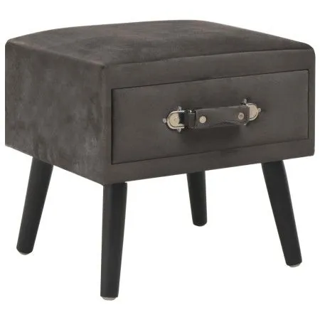 Mesita de noche gris 40x35x40 cm terciopelo de vidaXL, Mesitas de noche - Ref: Foro24-247542, Precio: 53,12 €, Descuento: %