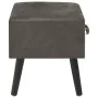 Mesita de noche gris 40x35x40 cm terciopelo de vidaXL, Mesitas de noche - Ref: Foro24-247542, Precio: 53,12 €, Descuento: %