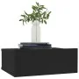 Floating bedside tables 2 pcs black plywood 40x30x15cm by vidaXL, Nightstands - Ref: Foro24-800309, Price: 43,05 €, Discount: %