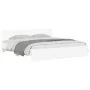 Estructura de cama con cabecero blanca 180x200 cm de , Camas y somieres - Ref: Foro24-3207462, Precio: 155,00 €, Descuento: %